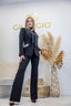 Tailleur Donna Nero con Swarovski – Eleganza e Vestibilità Perfetta